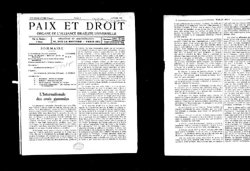 Paix et Droit.  (01/01/1932)